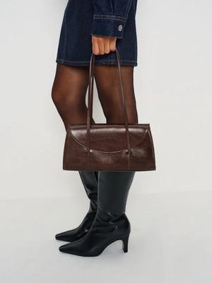Reformation Elena Leather Shoulder Bag
