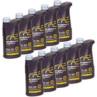 MotoröL Motor ÖL 10 X 1 Liter Motoren Mannol 5W-30 Energy Premium API SN BMW VW