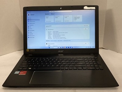 ACER ASPIRE E5-575 15.6'' Laptop Intel Core i3-7100U@2.40GHz 12GB RAM 240GB SSD
