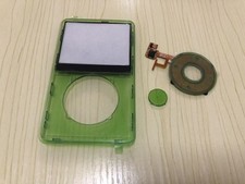 Front Panel  Clickwheel  Button For iPod 5th Video 30GB 60GB 80GB Clear Green