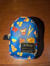 Disney Nuimos Loungefly Mini Snack Themed Blue Backpack