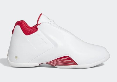 adidas T-Mac 3 Restomod White Better Scarlet Sneaker Schuhe 46 US 11.5 FZ6212