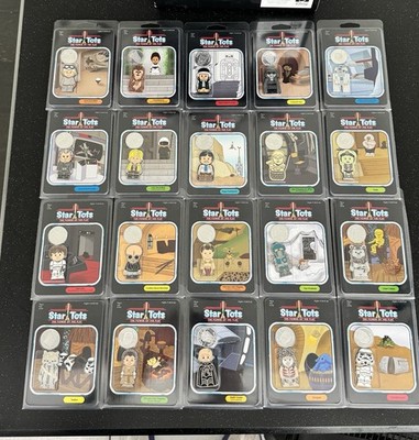 STAR WARS Celebration 2019 Chicago STAR TOTS Full Set 20 Unopened + Sponsor Bag