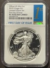 2019-S $1 SILVER AMERICAN EAGLE NGC PF70 Limited Edition Set FDOI : 07580