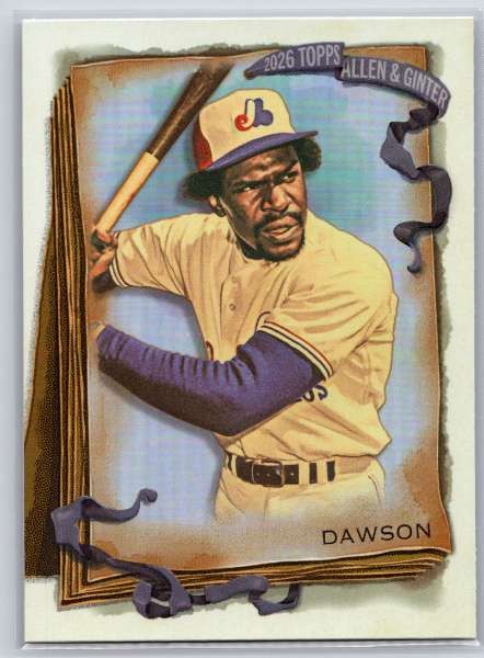 2026 Andre Dawson Topps Allen & Ginter #143 Montreal Expos Baseball NM