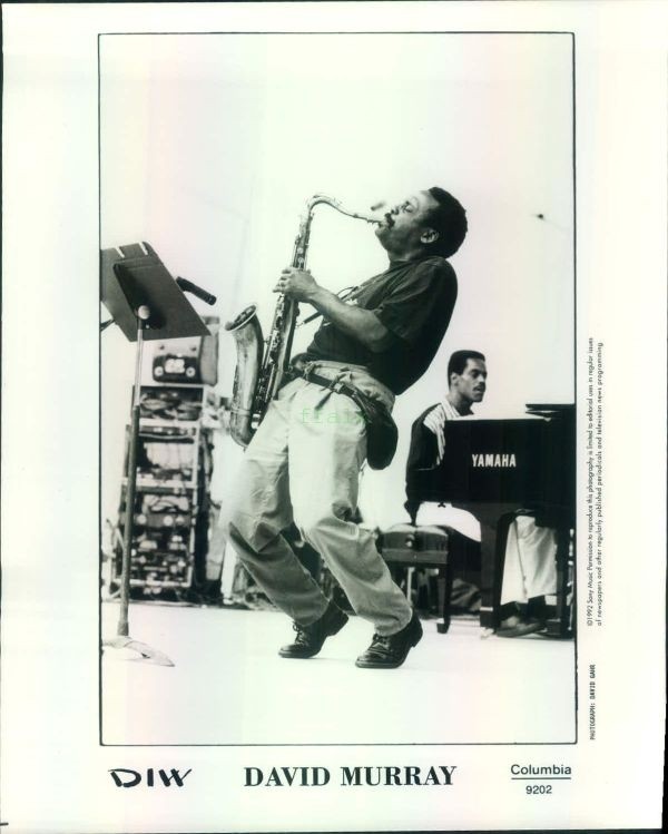 Press Photo: DAVID MURRAY 8x10 B&W 1992