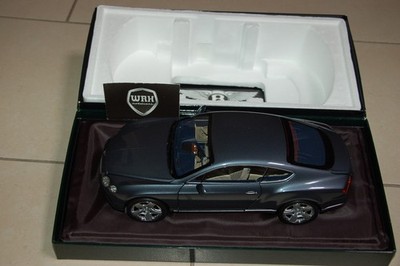 BENTLEY CONTINENTAL GT 2011 thunder MINICHAMPS dealer ed 1:18  SUPERB!! in box