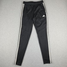 X-Small Adidas 3-Stripe Track Pants Joggers Womens XS Black Performance Training