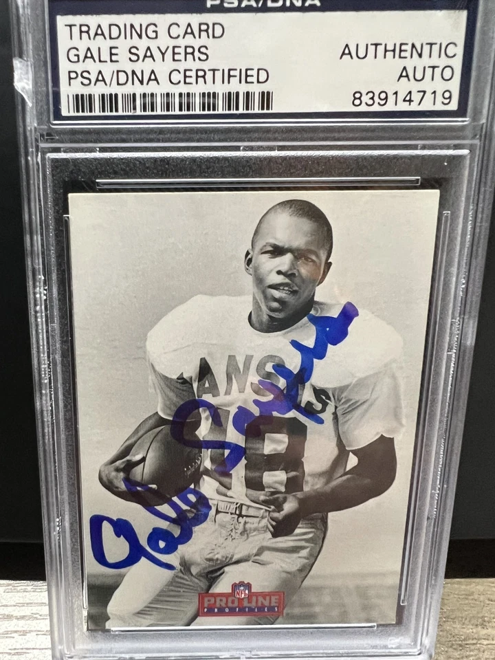 1993 Pro Line Profiles - GALE SAYERS - AUTOGRAPH PSA/DNA - Chicago Bears - Image 4 of 4