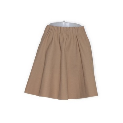 Zara Basic, Rock, Größe: S, Beige, Einfarbig, Damen #IqY