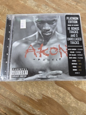 #ad Trouble: Deluxe Edition PA by Akon CD Nov 2005 2 Discs Universal... $65.00