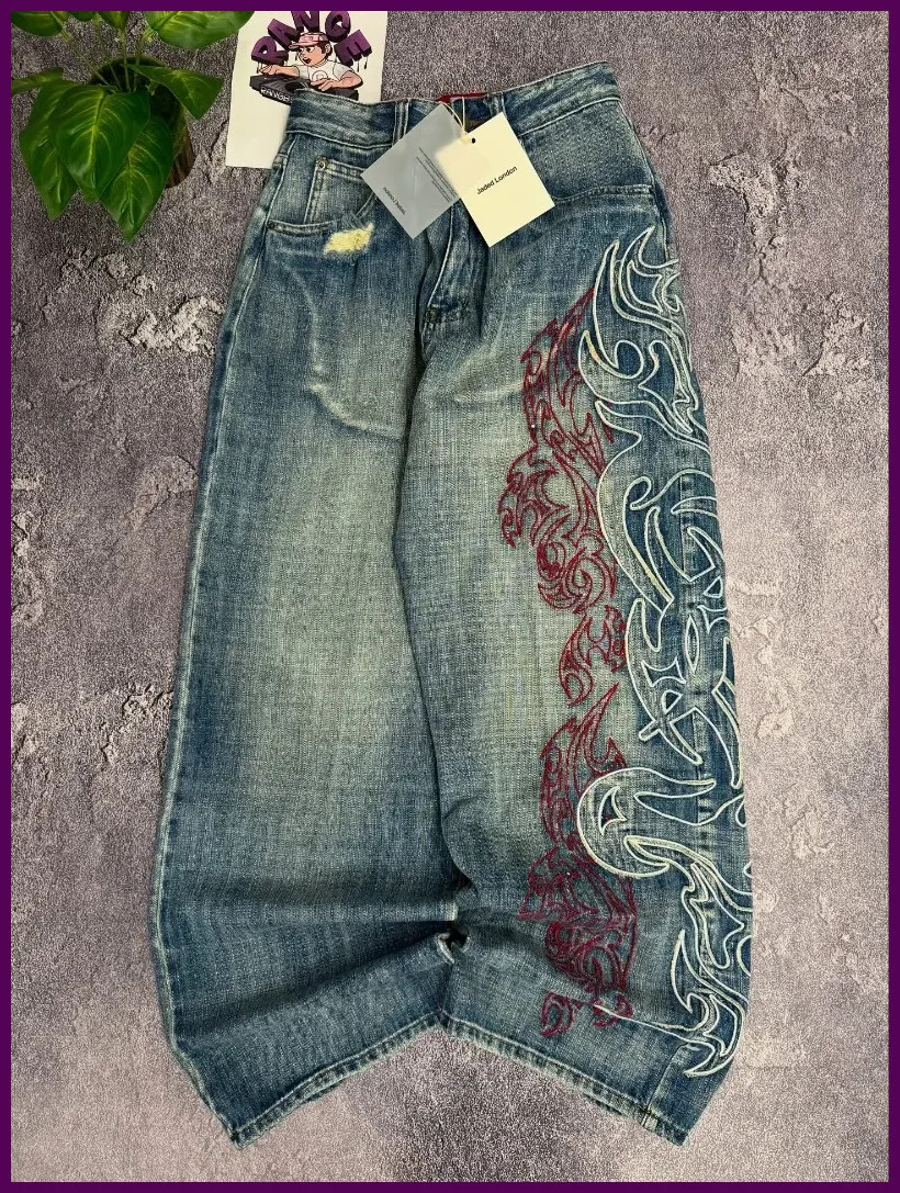 High Waist Wide Leg Hip Hop Pants