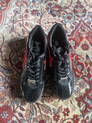 A Bathing Ape BAPE Sta Low Shark Schwarz - size 44