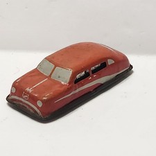 Argo RED MOVING WINDOWS Tin Car toy 1940s