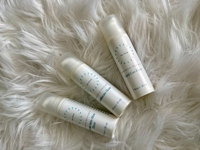 Lux Elise Skincare Elixir Trio Collagenate Lipid Cue Double Helix Blue 30 mL Lot