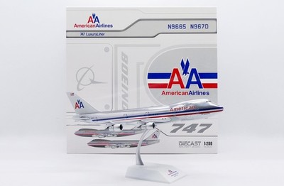 American Airlines B747-100 Reg: N9670 ''Polish'' JC Wings 1:200 Diecast XX20291