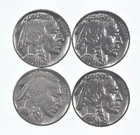 Buffalo Nickels Sharp Horn XF/AU - 1937 1936 1937 1937 Lot Collection *367