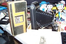 RARE ANTIQUE KODAK SIX 16 HAWK EYE IN BOX UNUSED WITH MANUAL SINGLE LENS 154