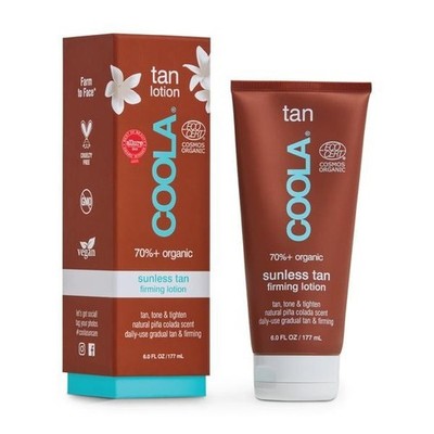COOLA Sunless Tan Firming Lotion 6 fl oz   Organic Self Tanner   New