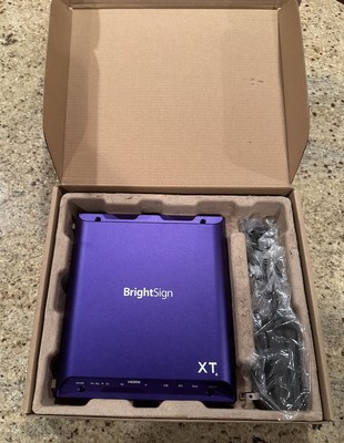 BrightSign XT4 (XT1144) Expanded I/O Media Player HTML, HDMI, 4K Open Box