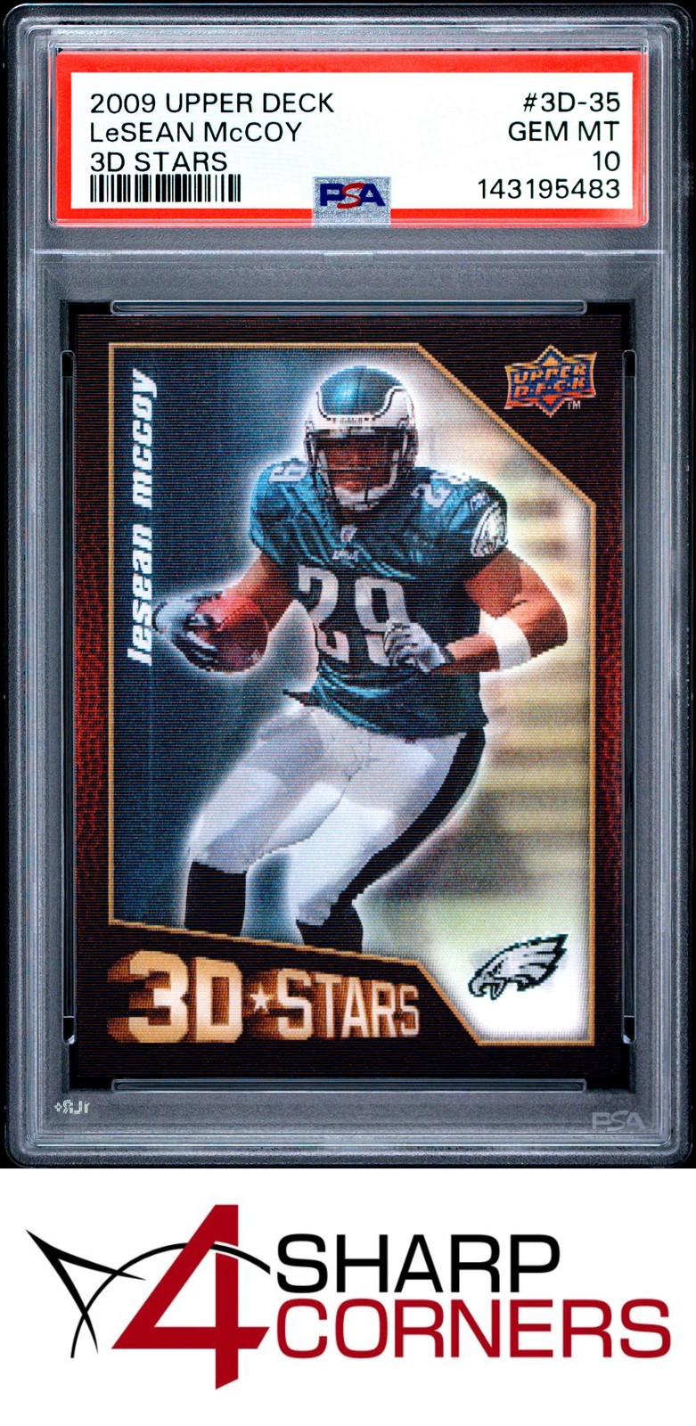 LeSean McCoy Upper Deck 3D Stars #3D35 Base