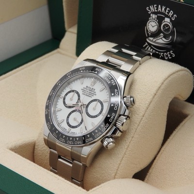 ROLEX DAYTONA 126500LN PANDA WHITE NEW 2025 COMPLETE FULL SET | eBay
