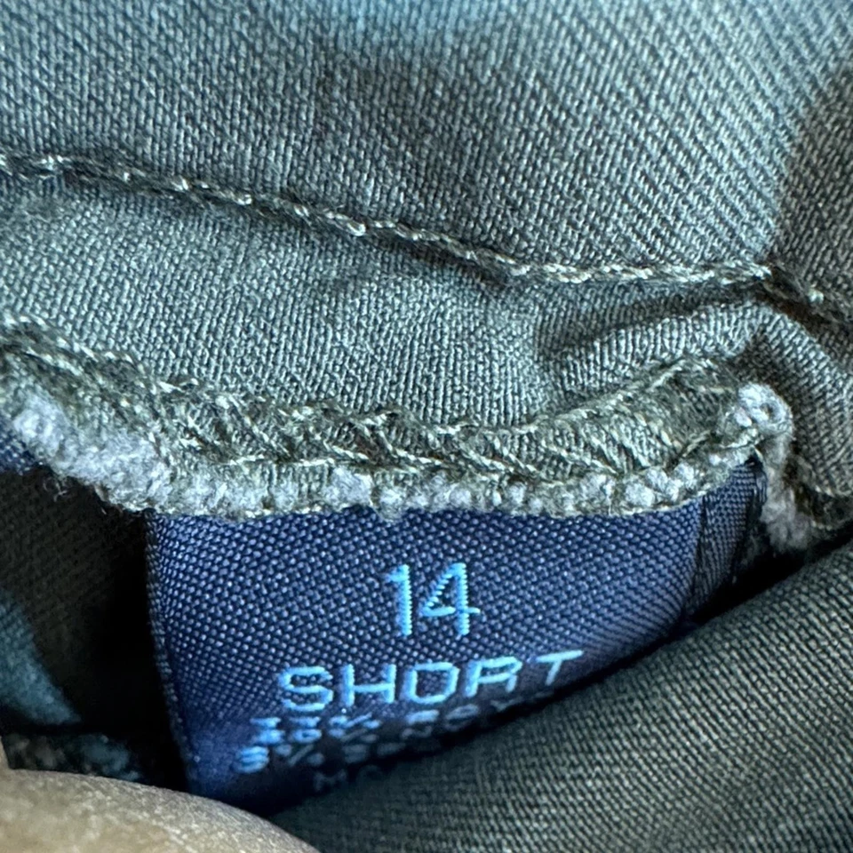 Pantalones cortos informales para mujer Westbound talla 14 verde oliva Foto 3 de 4