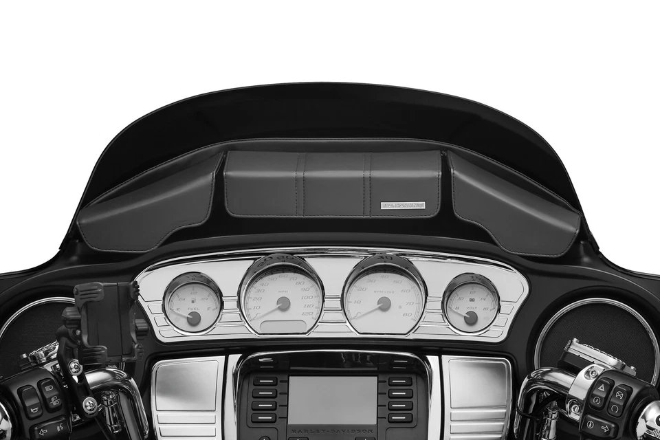 For Harley-Davidson Electra Glide 14-21 Kuryakyn Batwing Black Fairing Pouch Bag - Image 2 of 3