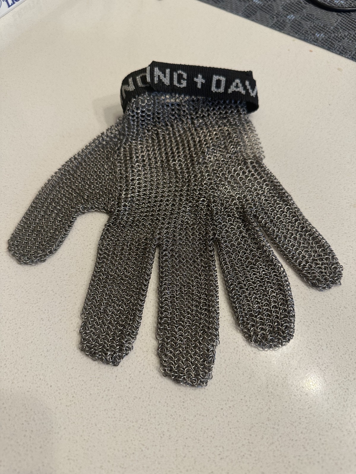 Whiting Davis Stainless Steel Mesh Cut Resistant Glove Small Size