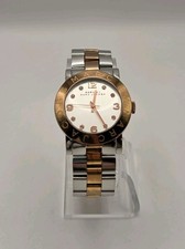 Marc by Marc Jacobs, Amy -Ladies Two Tone Gold Quartz Watch MBM3194, New Battery
