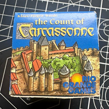 Rio Grande Games The Count of Carcassonne Medieval Board Game Complete 2001