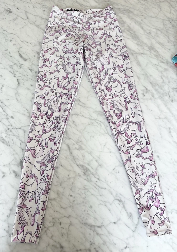 Leggings unicórnio branca Blackmilk tamanho pequeno S usada excelente estado - Imagem 2 de 4