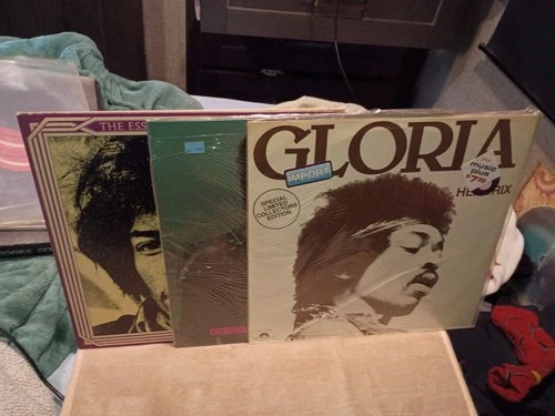 Vintage Jimi Hendrix Vinyl Records Lot Of (3) Essential Gloria Rainbow...