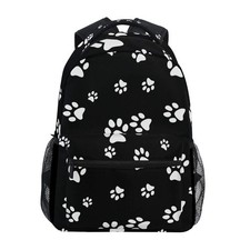 Backpack Animal Puppy Dog Paw Print Adults School Bag Casual College Bag Trav...