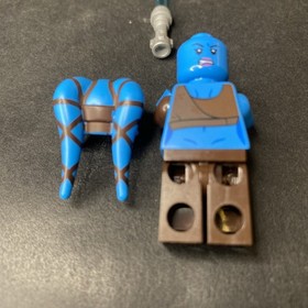 LEGO&reg; Aayla Secura Minifig sw0833 Star Wars Blue Twilek Jedi Pink Lips 75182