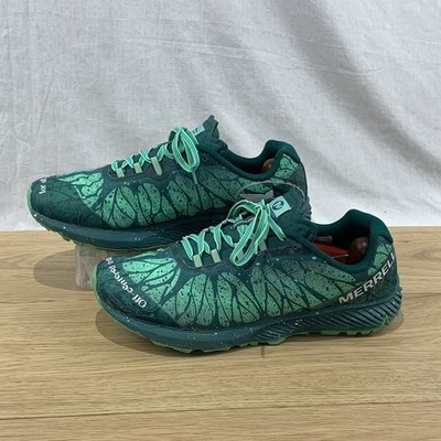 Merrell X Dogfish Head Agility Synthesis Green Trail Runner Shoes Men s Size 9.5