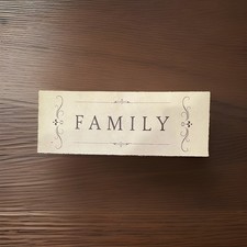 Wooden  Family  Sign. Decor Farmhouse Rustic Friends