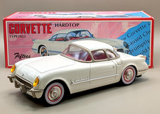 Vintage Style Chevrolet Corvette Hardtop Tin Toy Car Japan Fifties Friction 10in
