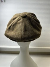 NWT Goorin Bros Newspaper Boy Flat Hat Mens Brown Small