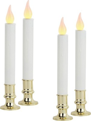 Tupkee Christmas LED Window Candles - Flickering Flameless Window Candles,...