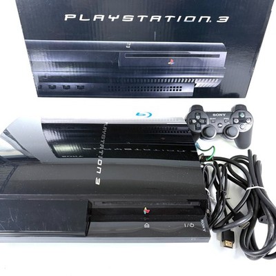 Sony PlayStation 3 PS3 CECHB00 20GB First Model Console PS1 PS2 PS3 Game Play