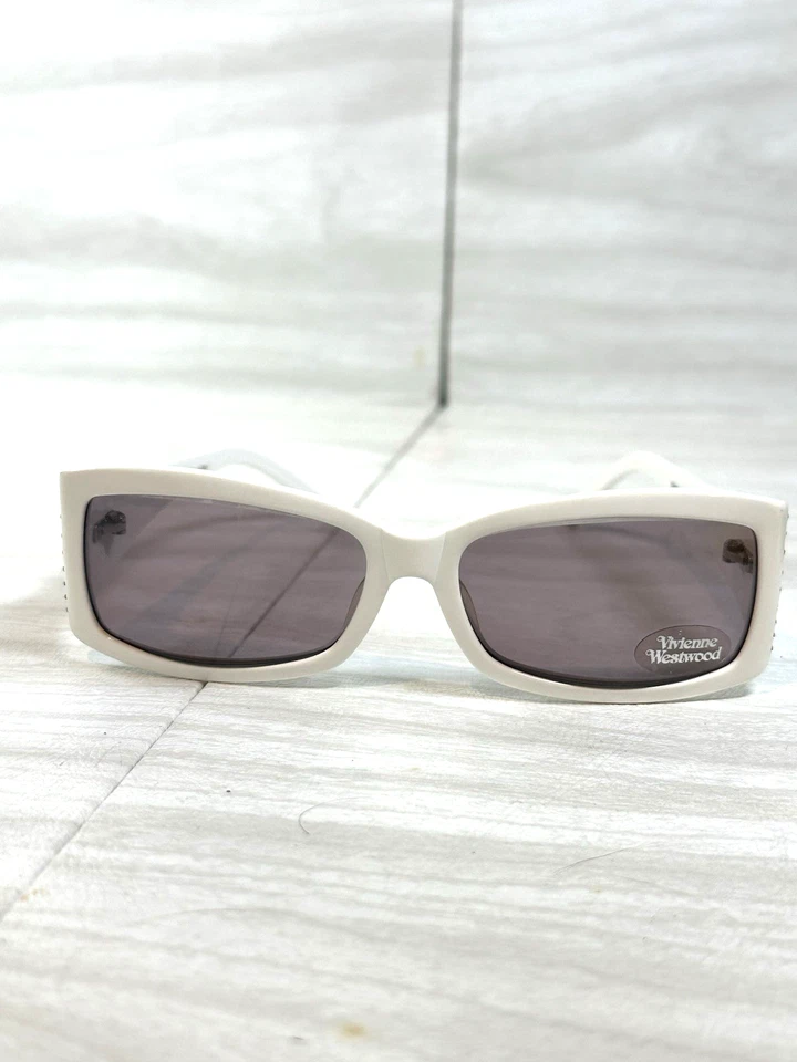Óculos de sol vintage Vivienne Westwood VW52402 branco - Imagem 3 de 4