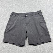 Lululemon Shorts Mens 34 Gray Commission Classic Fit 7" Ventlight Chino Golf