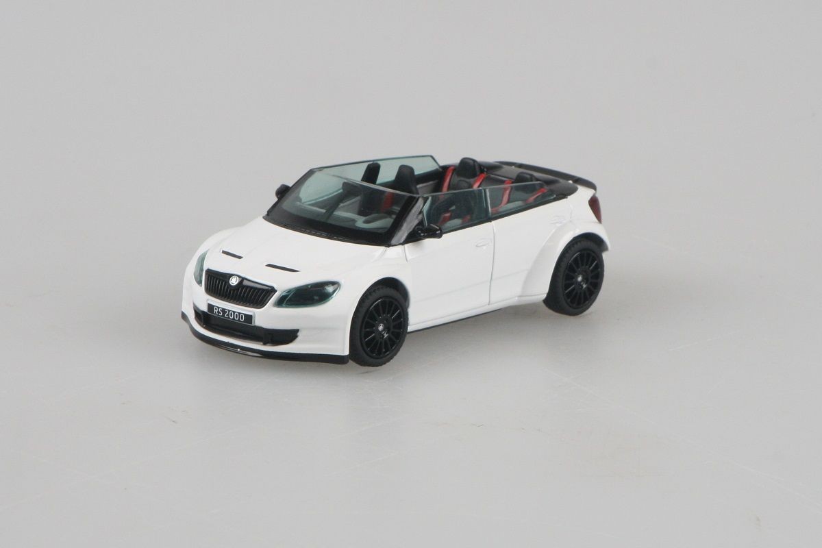 ABREX 143ABC-804EGb 1:43 Skoda Fabia II FL RS2000 Concept (2011) - White