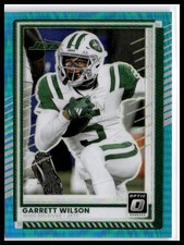 2025 Donruss Optic #95 Garrett Wilson Aqua #/349