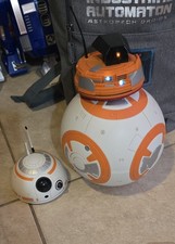 Droide Star Wars BB-8 Disney Galaxy's Edge con 2 cúpulas, control remoto, mochila y chip