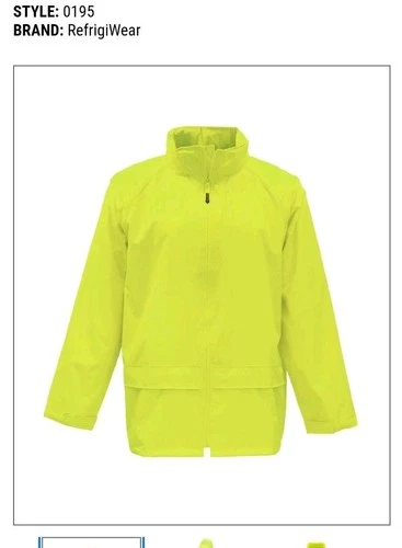 Refrigiwear 0195R MID-WEIGHT RAINWEAR SET LIME REGULAR 4XL image 2