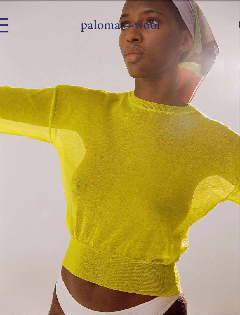 Brand New Paloma Wool Sheer Top Yellow | eBay