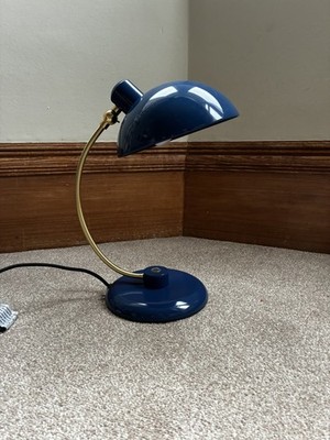 John Lewis Penelope Lampe Schreibtisch Retro Vintage Design Arbeit Tischlampe dunkelblau 