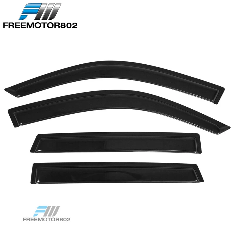 Juego de 4 piezas de viseras de ventana estilo delgado para Toyota RAV4 01-05 protector solar acrílico Foto 3 de 4